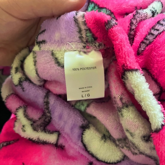 Pink and Purple Uni-Kitty Pajamas Pants | Size Large - Picture 7 of 7